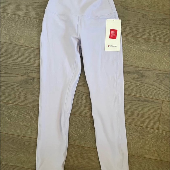 Lululemon Align HR crop 23” Lavender Leggings size 4 - Picture 2 of 5